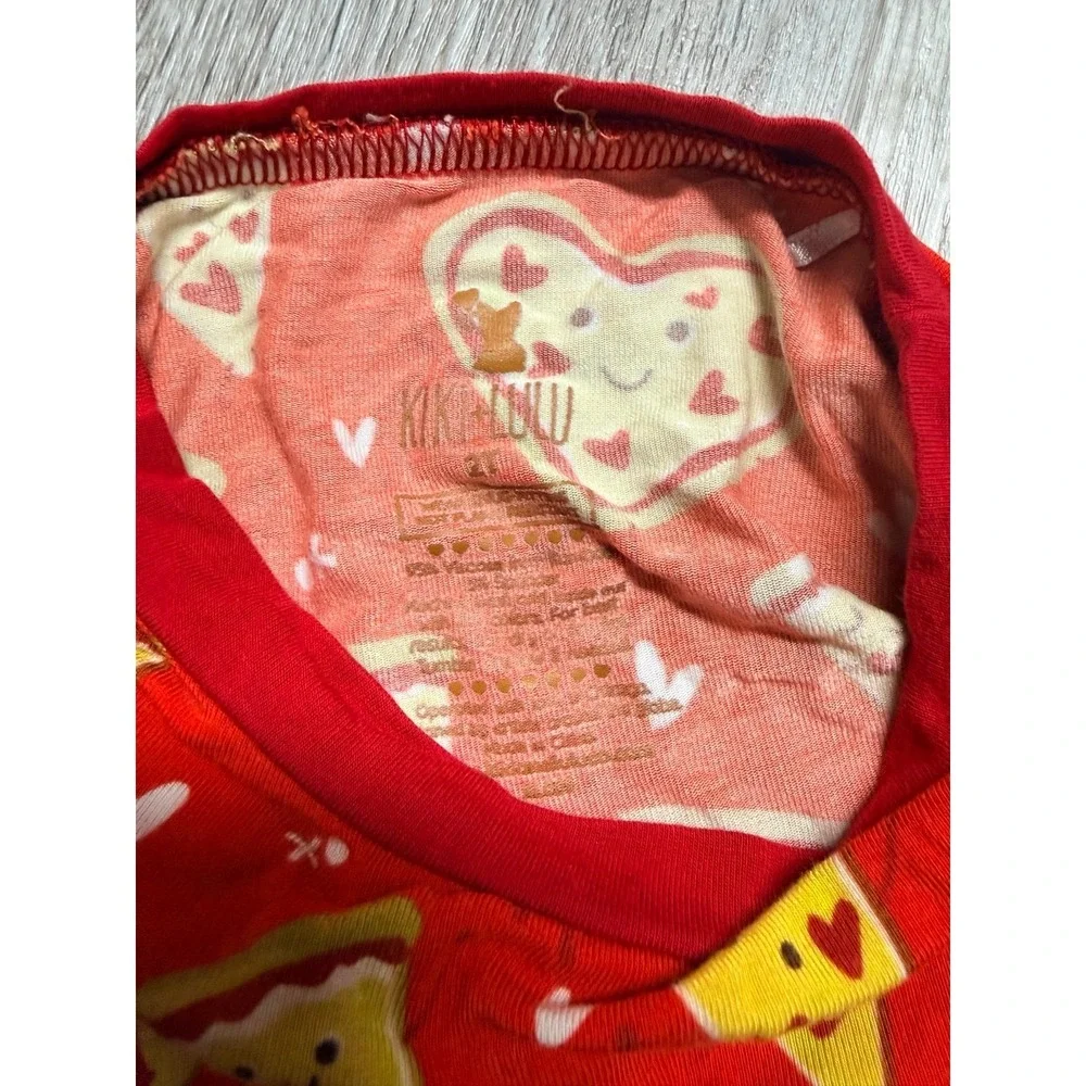 2T Valentine's Day bamboo pajamas‎ pizza hearts red soft